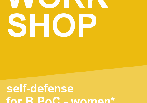 Feminist self-defense for B.PoC-women*and girls*